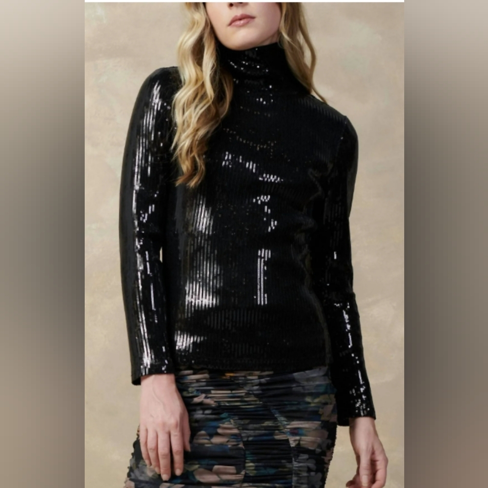 Current Air Anson Sequin Top